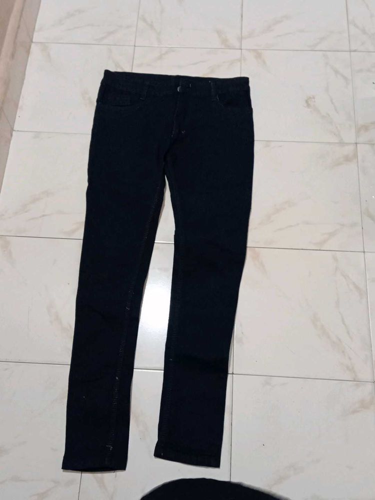 Classic Black Denim Jeans