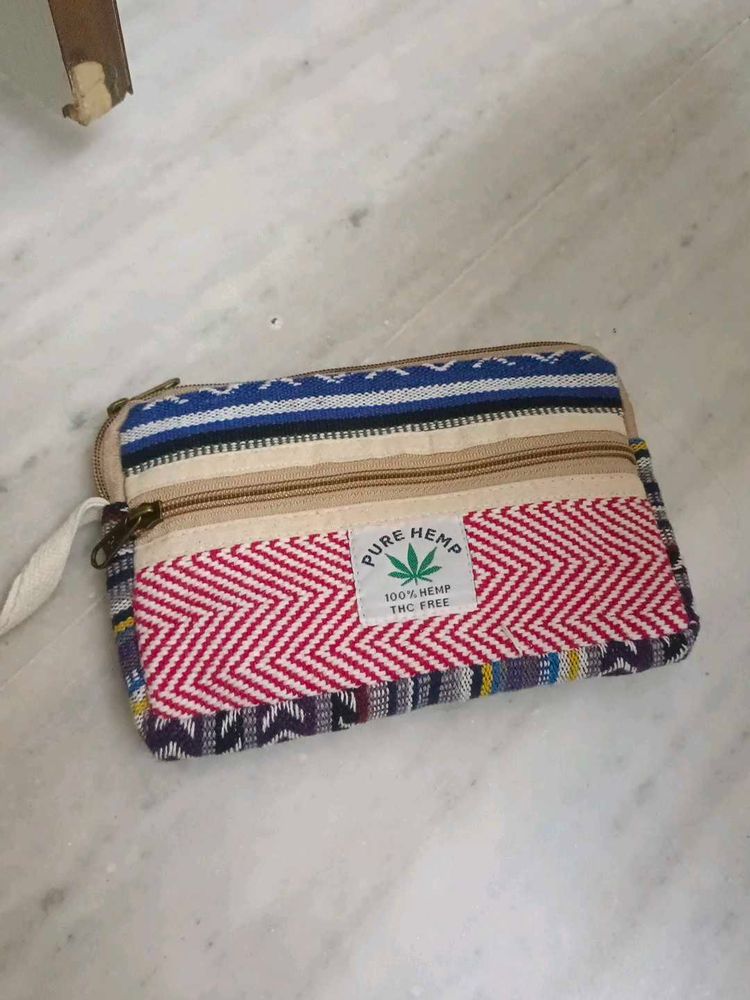 Boho Hemp Pouch Wallet