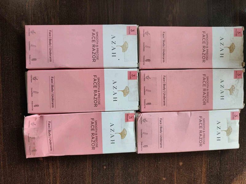 AZAH Smooth Face,body,underarm Razor - Set of 16