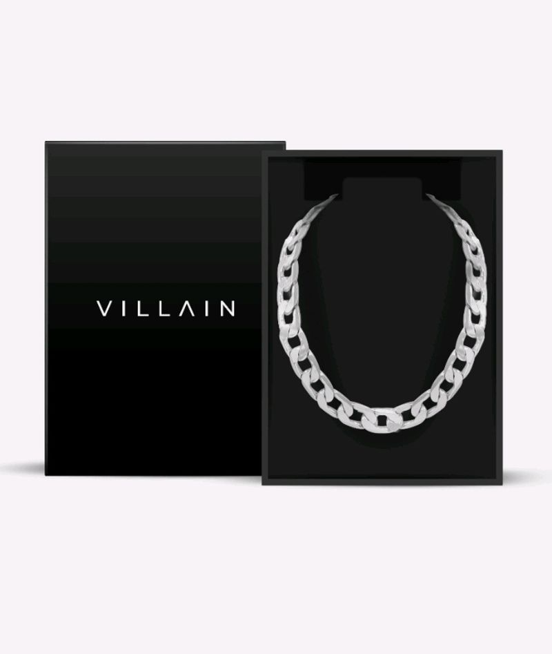 VILLAIN RHODIUM PLATED SILVER BRACELET