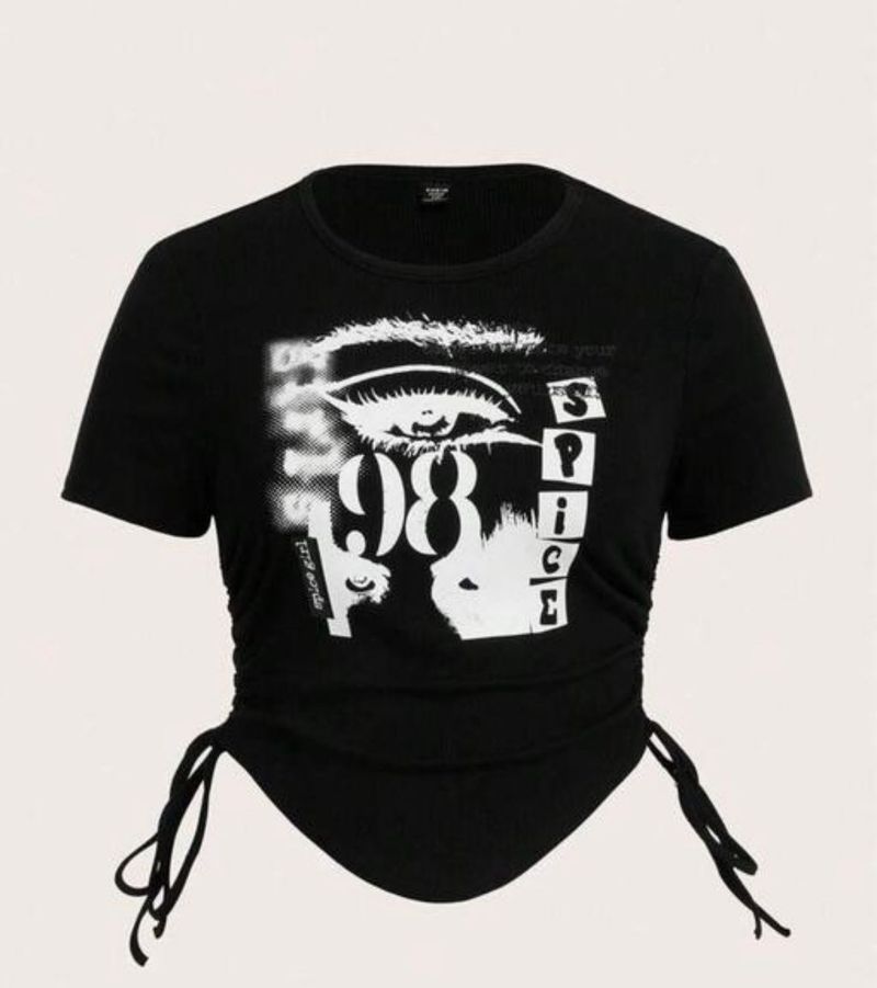 black crop Top
