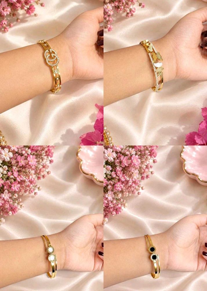 Elegant Anti Tarnish Bracelets - 4 pcs Set