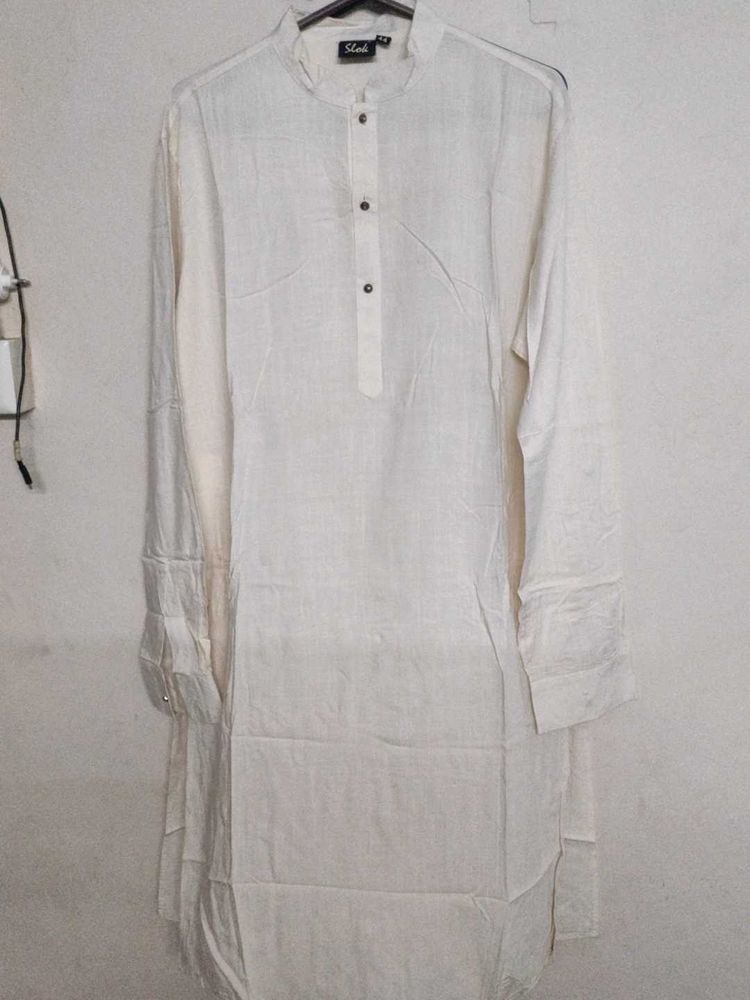 Men's Cream Kurta