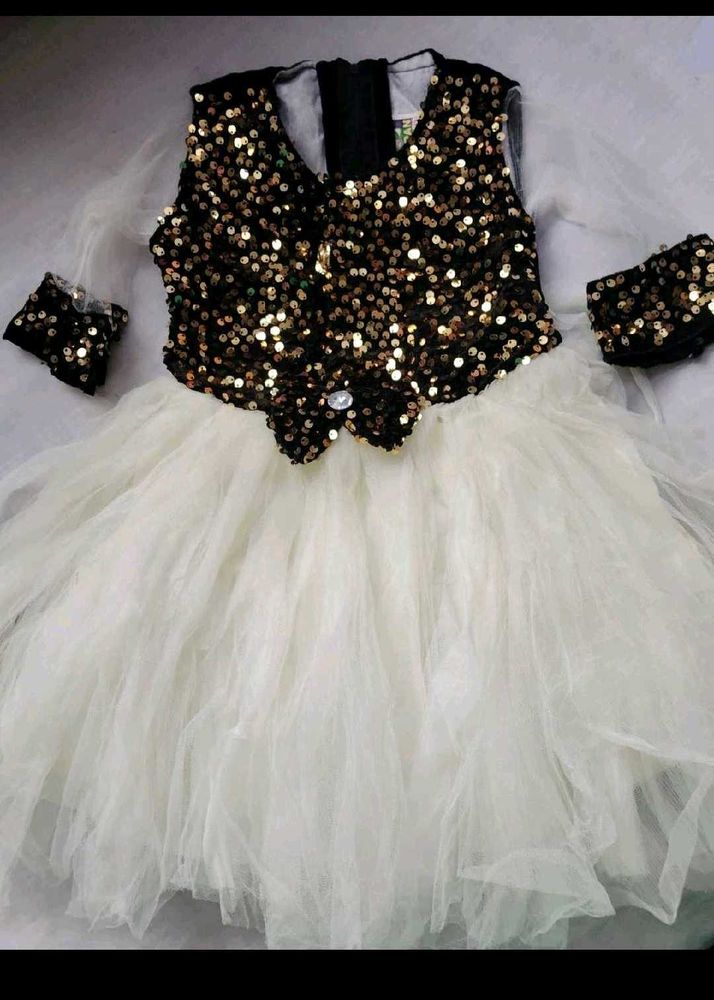 Sparkling Sequins Kids Party Dress