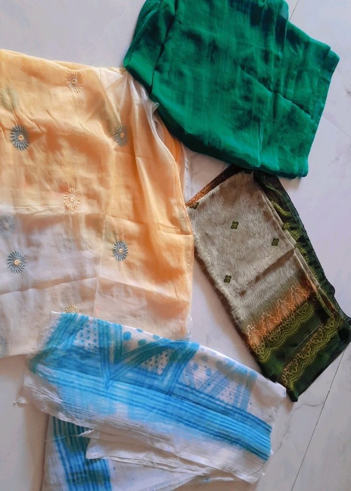 4 Beautiful Dupattas😍