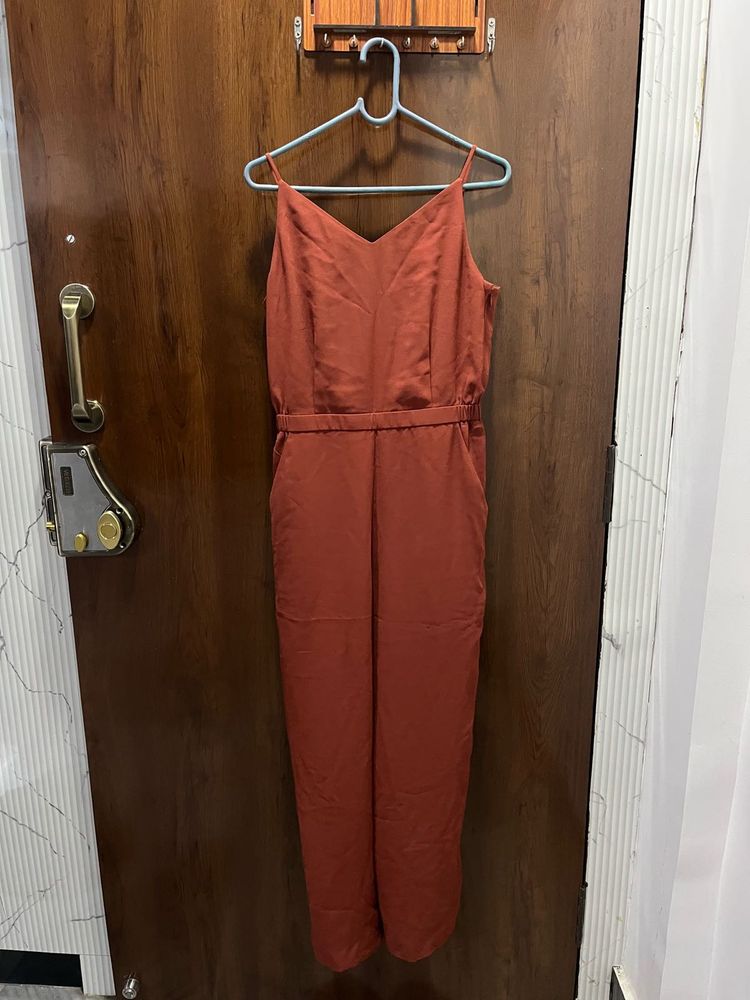 Elegant Rust Jumpsuit