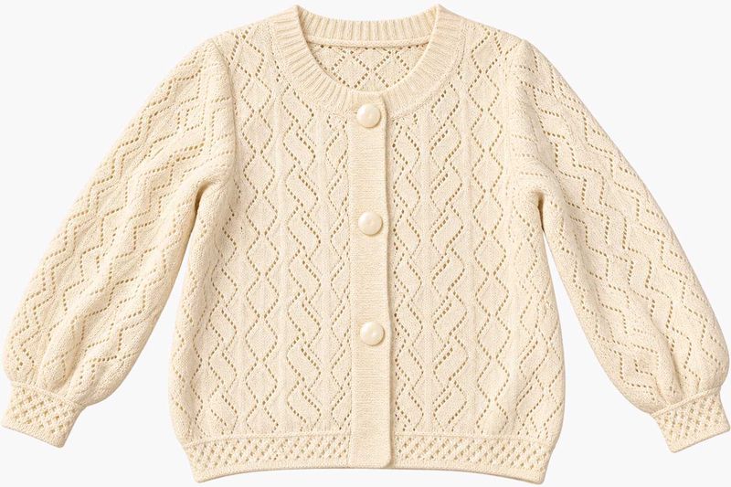 Cream Knit Cardigan
