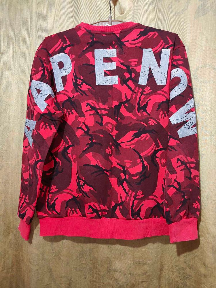Aape now Camo Print Sweatshirt