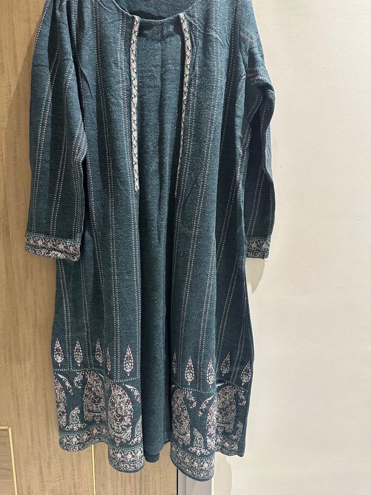last price Elegant W Teal Ethnic Kurta