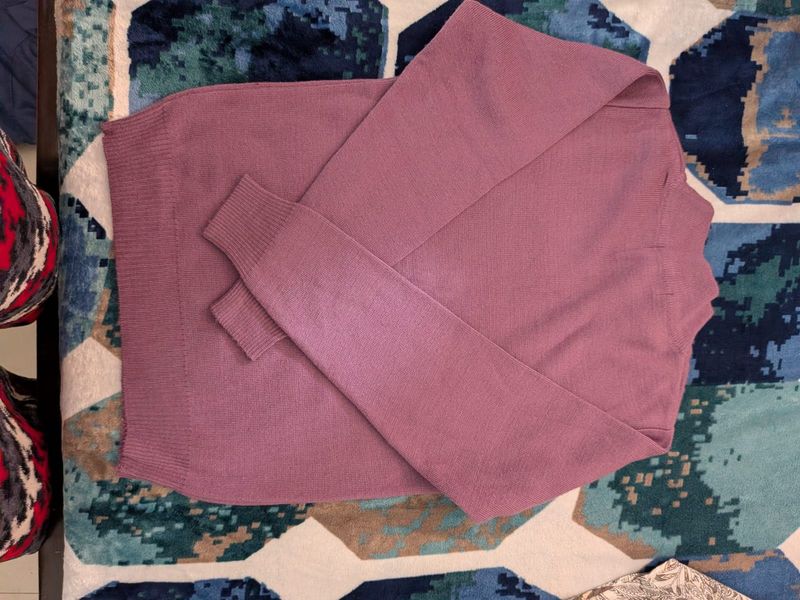 Dusty Rose Knit Sweater