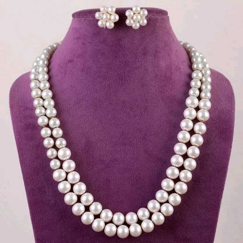 artificial pearl necklace set ( number 1 )