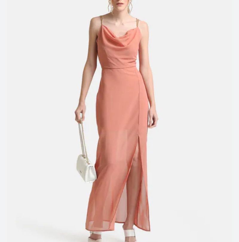 KAZO XS Sleeveless Dress With Chain Strap