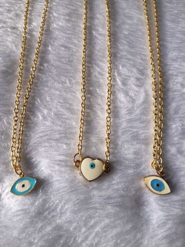 3 Evil Eye Pendant