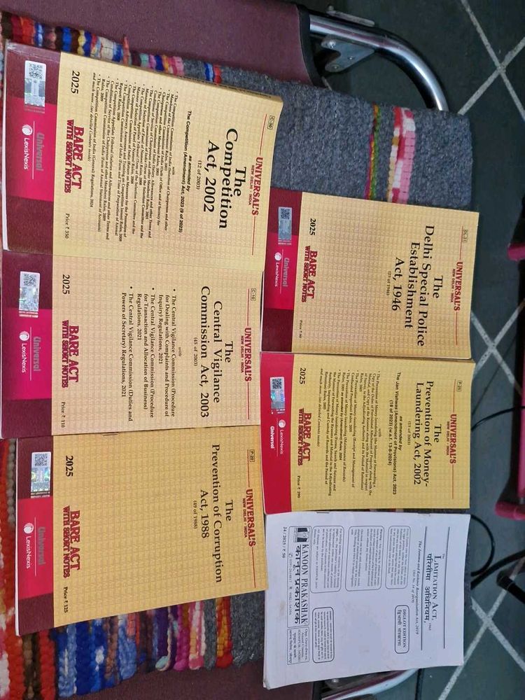 Law Books Collection - Bare Acts
