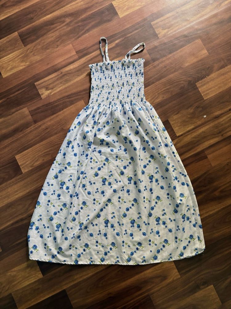 Floral Smocked Sundress
