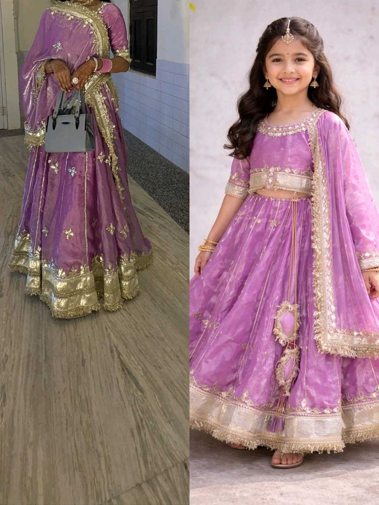Beautiful Lavender Lehenga Choli Set