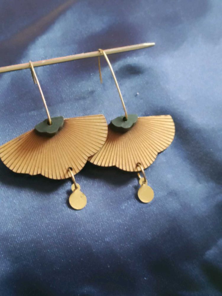 Dangling Wooden Earrings