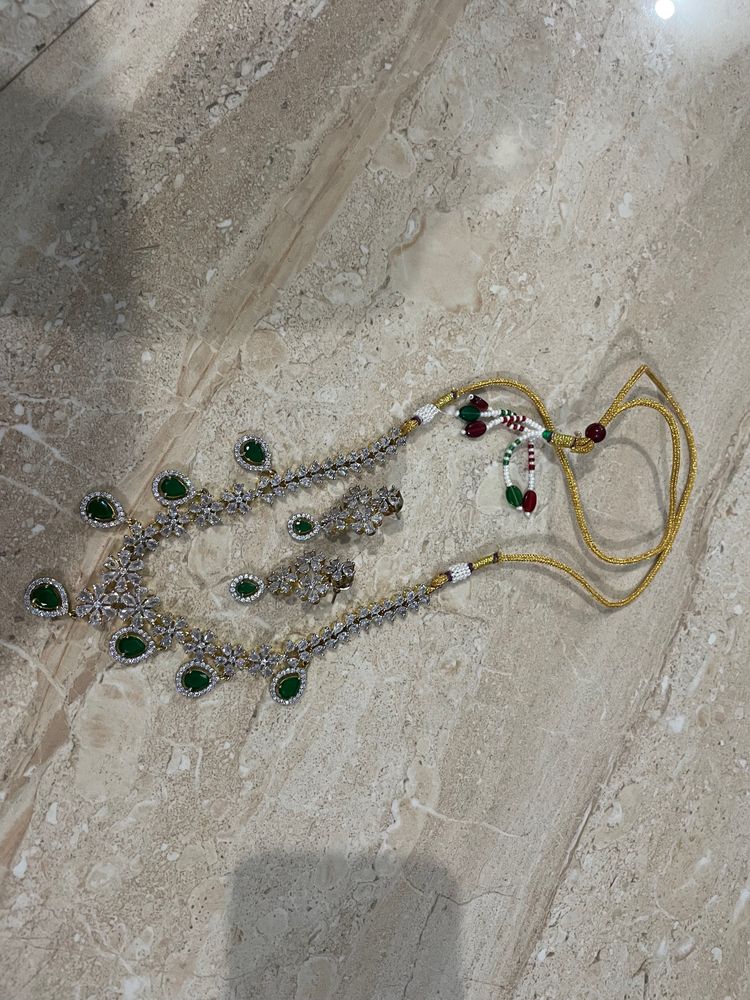 Ad Emerald Necklace Set