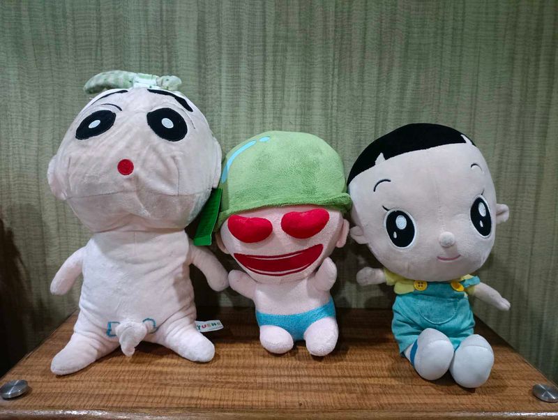 Cute Plush Doll Set