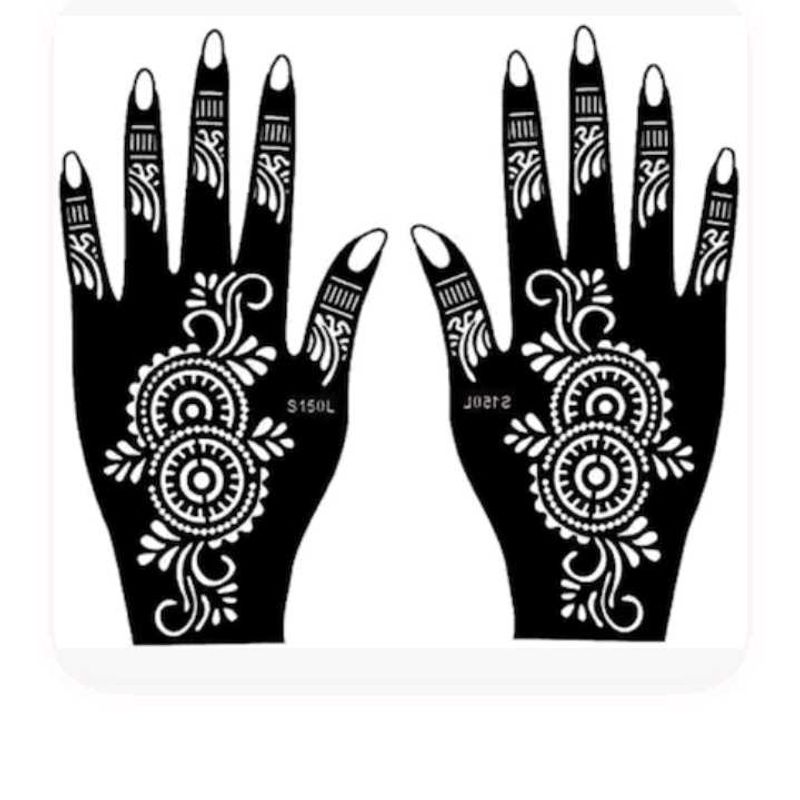Henna Tattoo Stencil