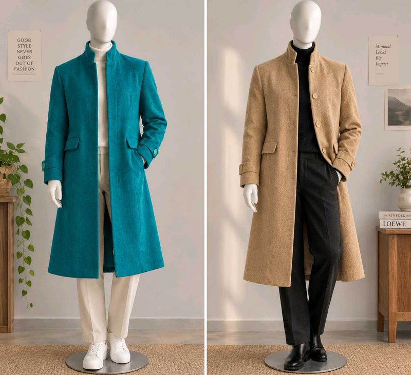 Elegant Long men's Coat ( combo )