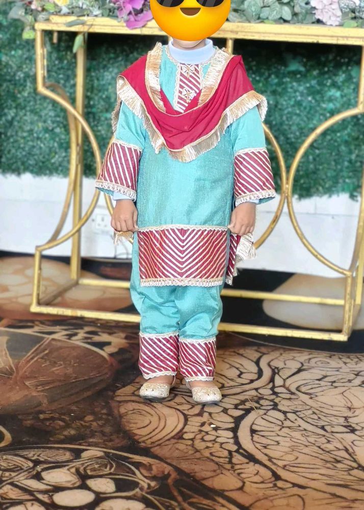 baby girl punjabi dupatta suit