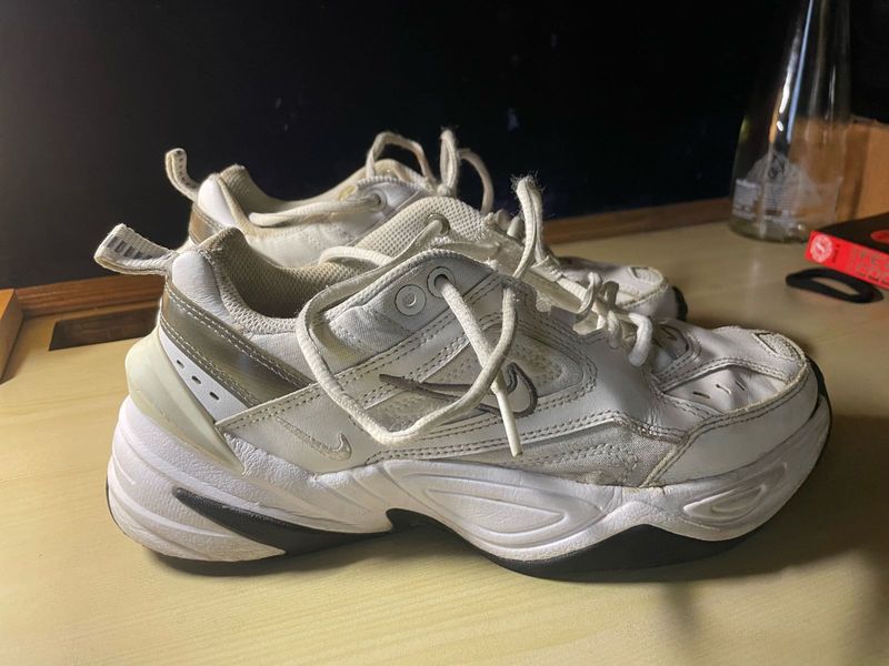 nike m2k tekno - white/black