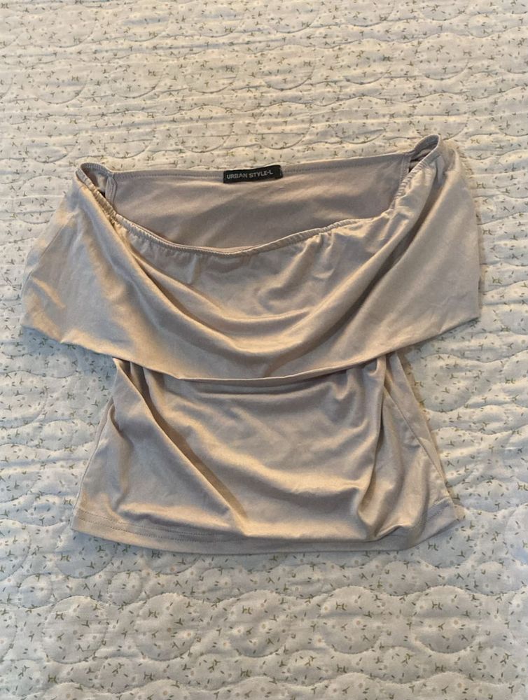 Off-Shoulder Drape Top