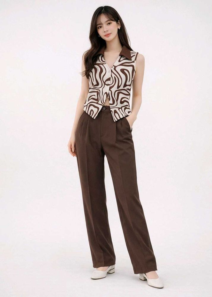Vintage Patterned Vest