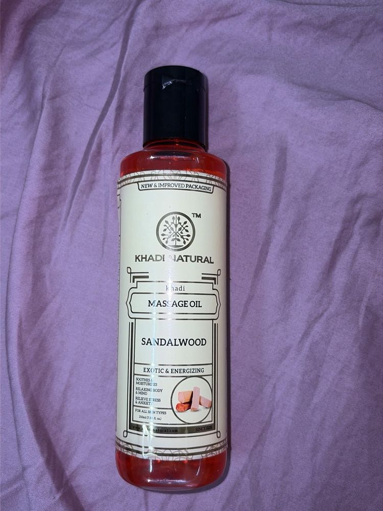 Khadi Natural Sandalwood Massage Oil