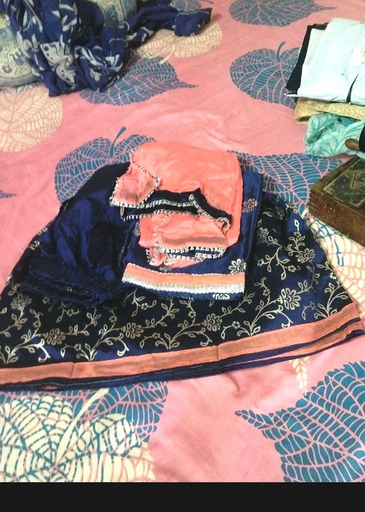 -Stitched Party Wear Gharara Suit