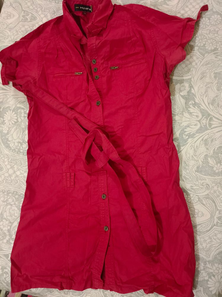Women Beautiful Shirt With Belt