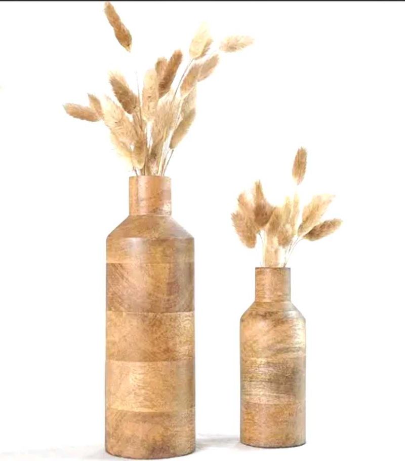 Brand New Premium Wooden Vase Set