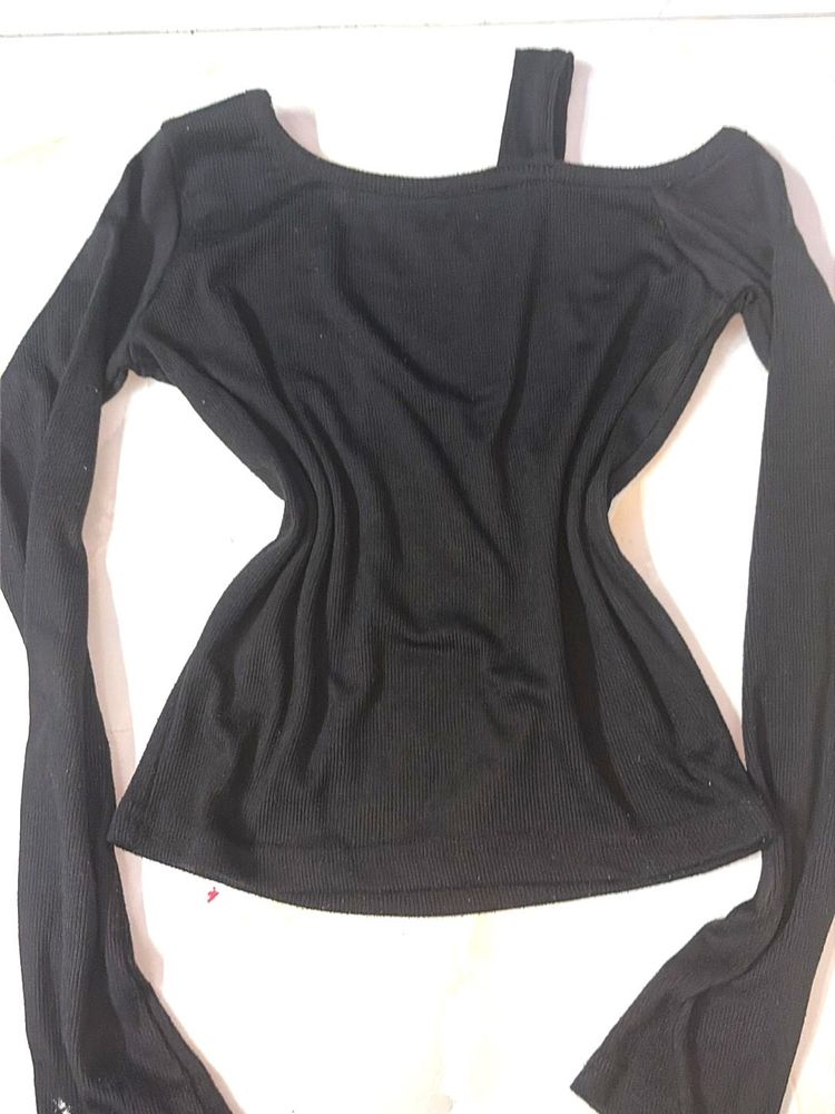 one shoulder y2k cool top