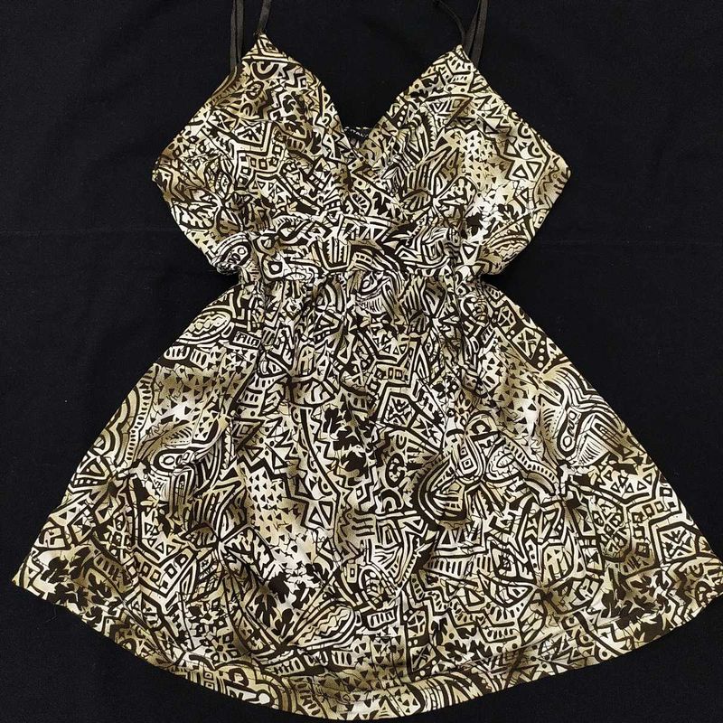 Boho Abstract Spaghetti Top