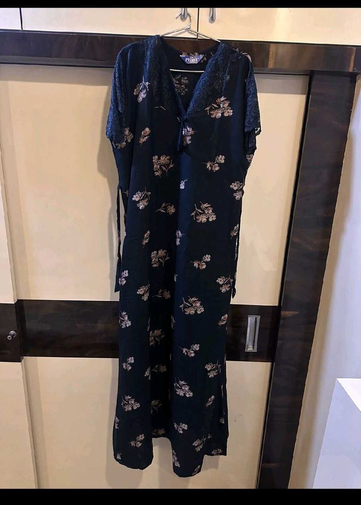 Floral Print Designer Maxi Dress (nighty)
