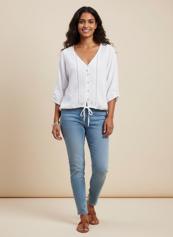 Zara White Button Down
