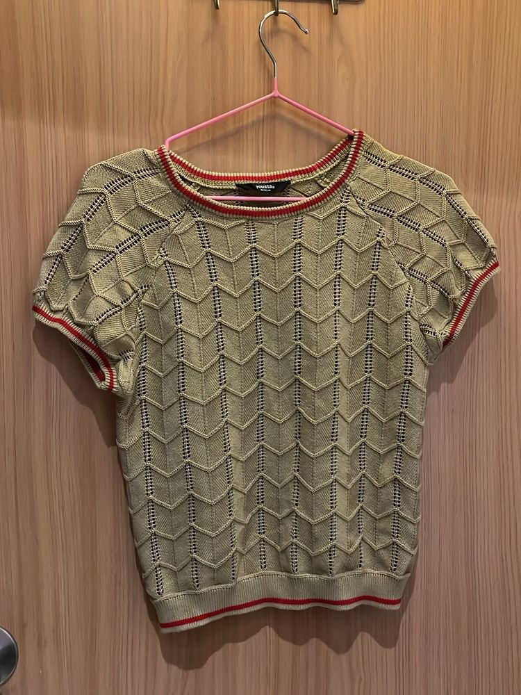 Chic Knit Cropped Top