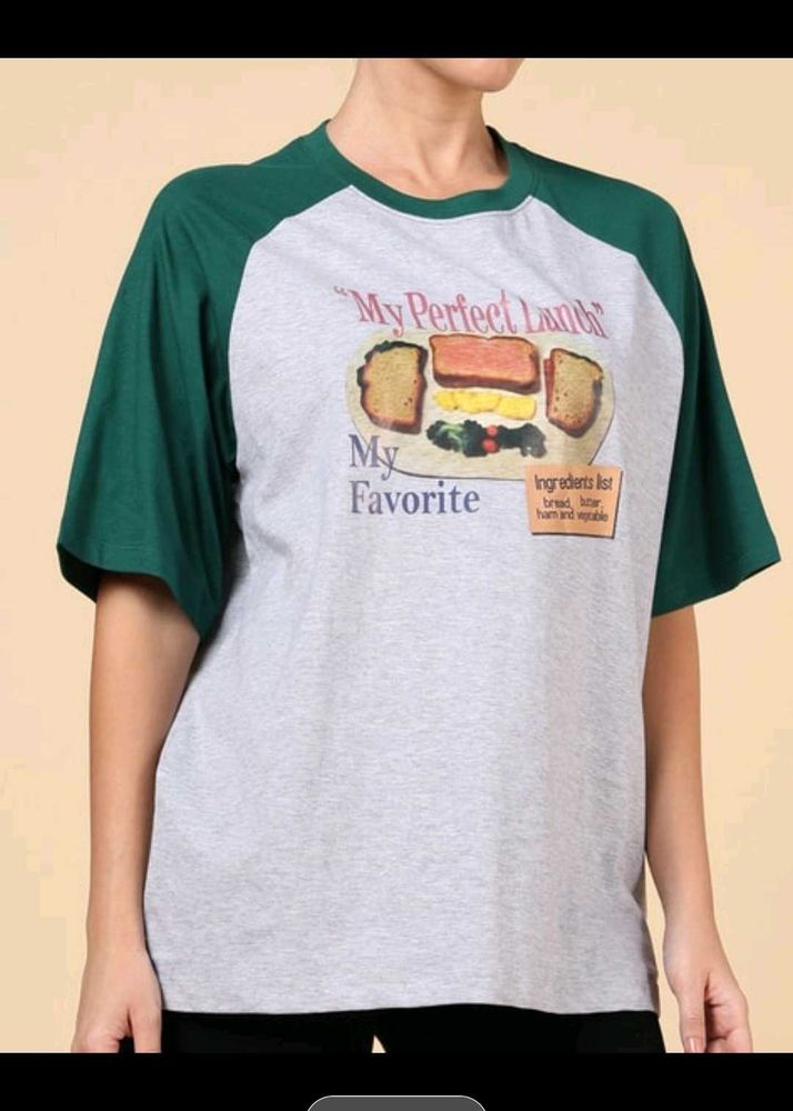 Cute Sandwich Graphic T-Shirt