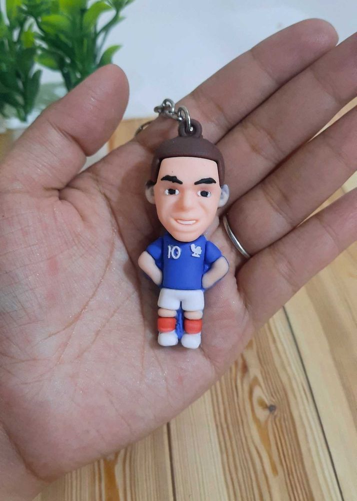France Footballer Keychain