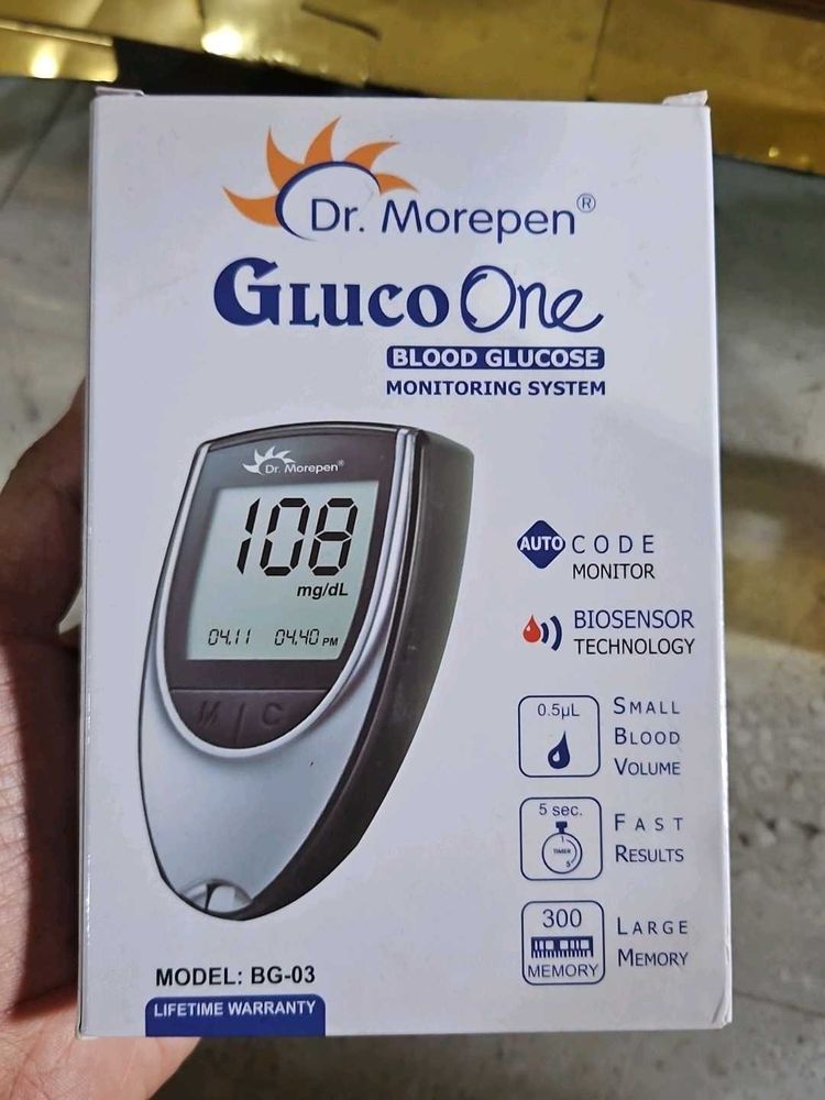 Dr Morepen Gluco One Blood Glucose Monitoring Syst