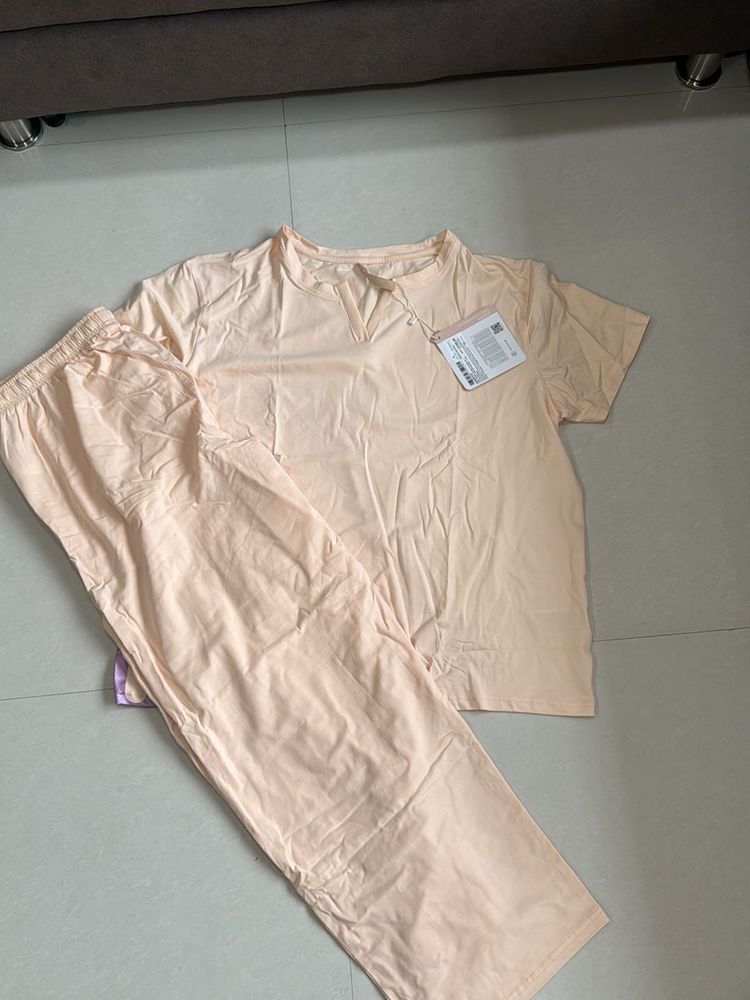 Comfortable Peach Pyjama Set
