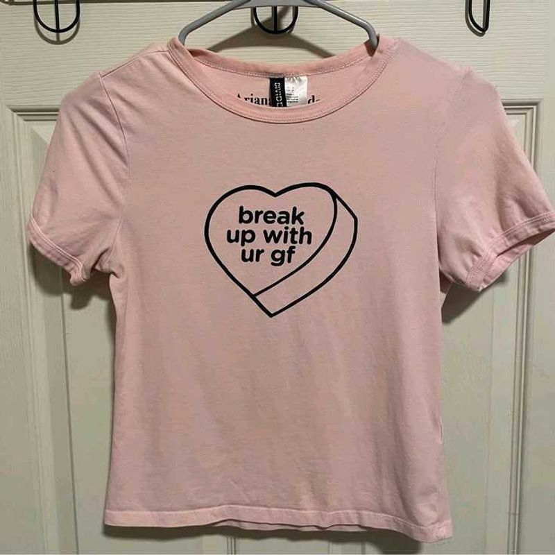 Ariana Grande "Break Up With Ur GF" Graphic Tee