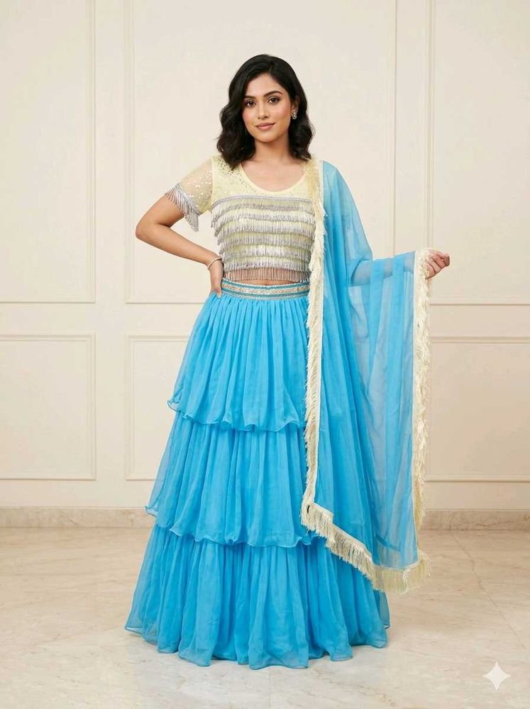 Sequin &amp; Fringe PARTY LENGHA