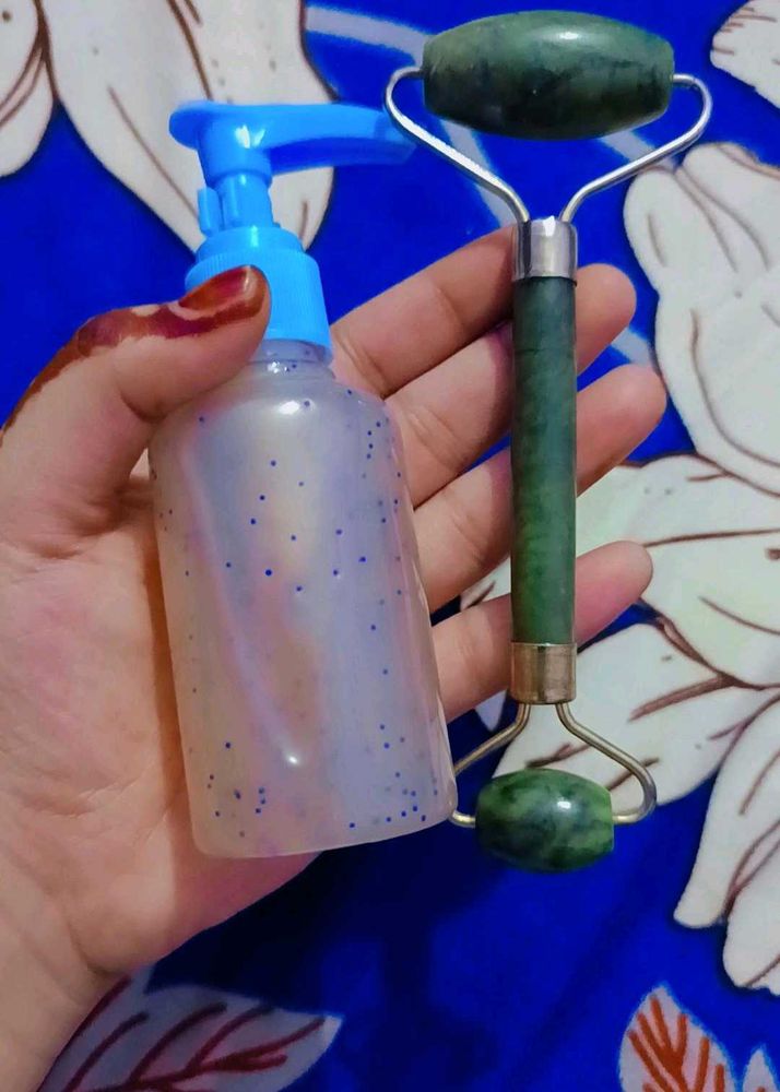 body lotion and roller combo