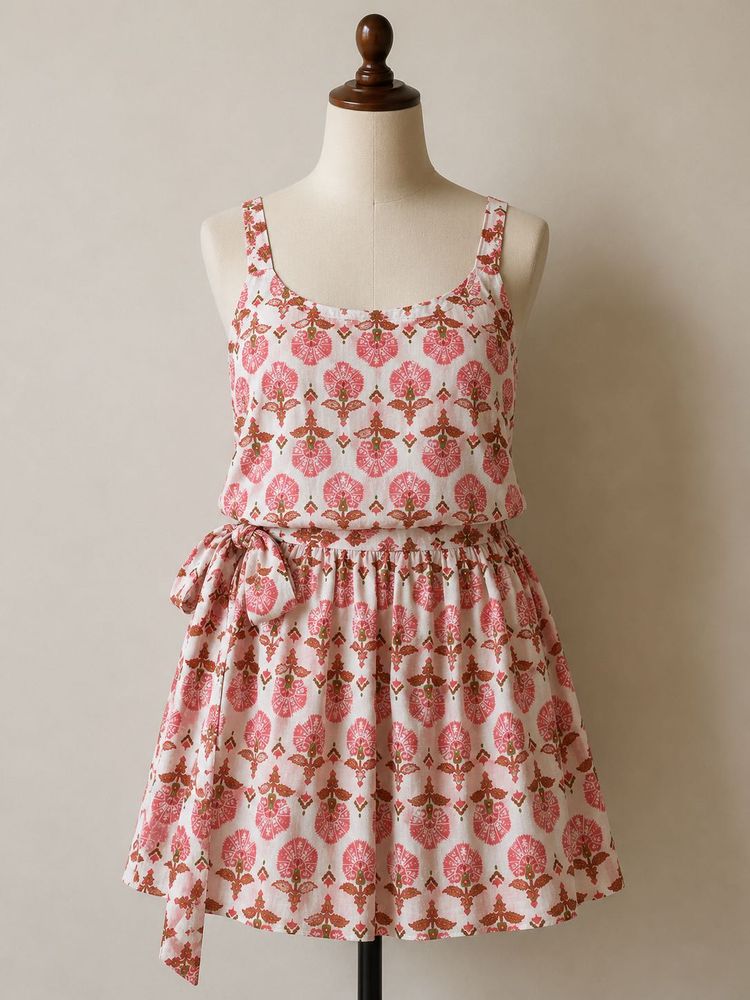 Pretty Floral Print Mini kurti