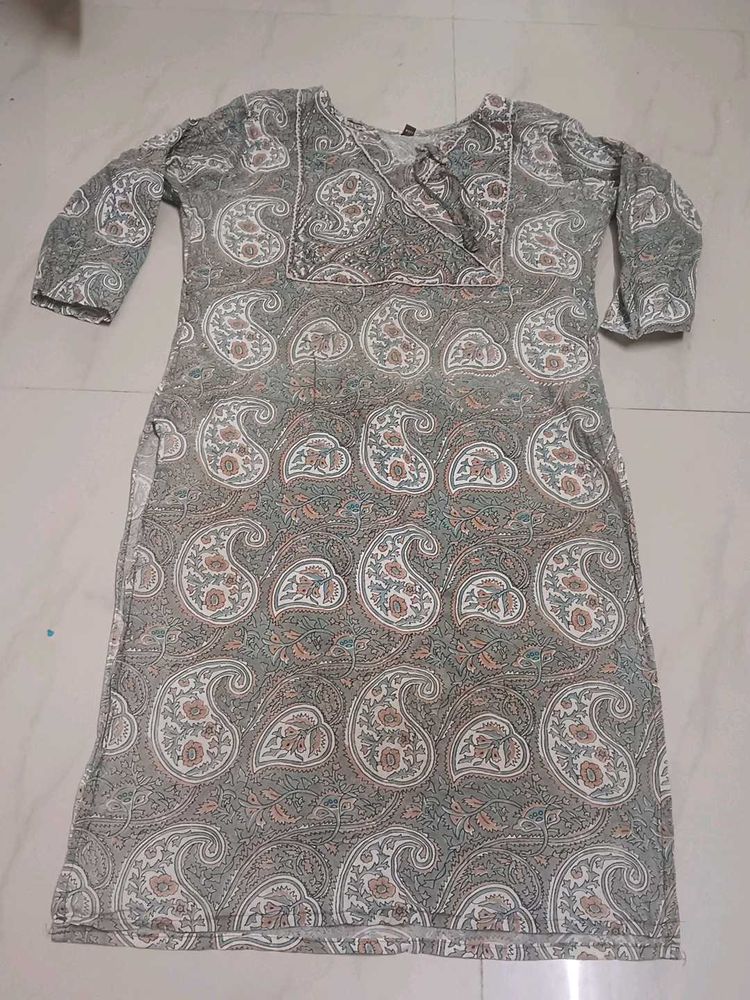 Paisley Print Kurta