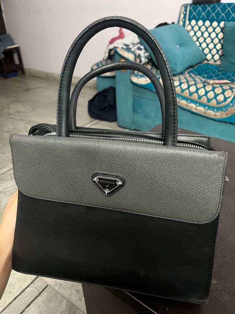 Black chic office bag