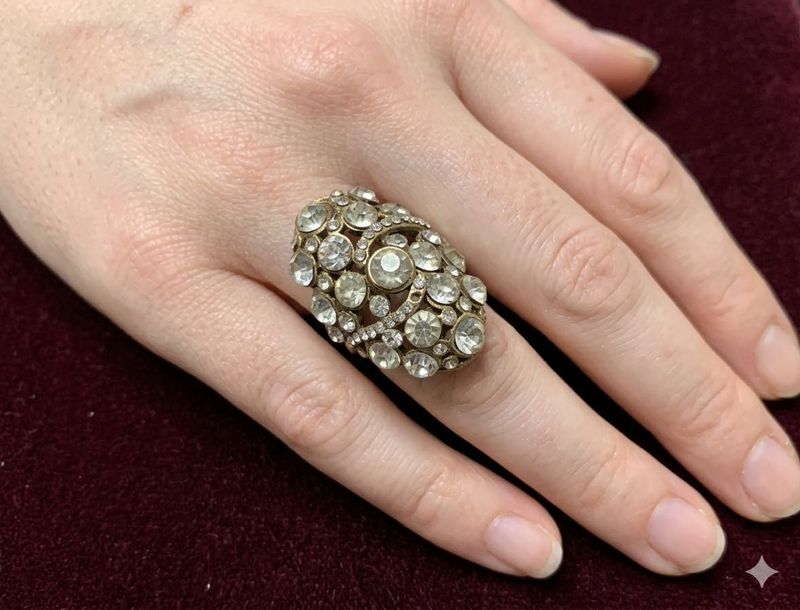 Vintage Style Statement Cocktail Ring