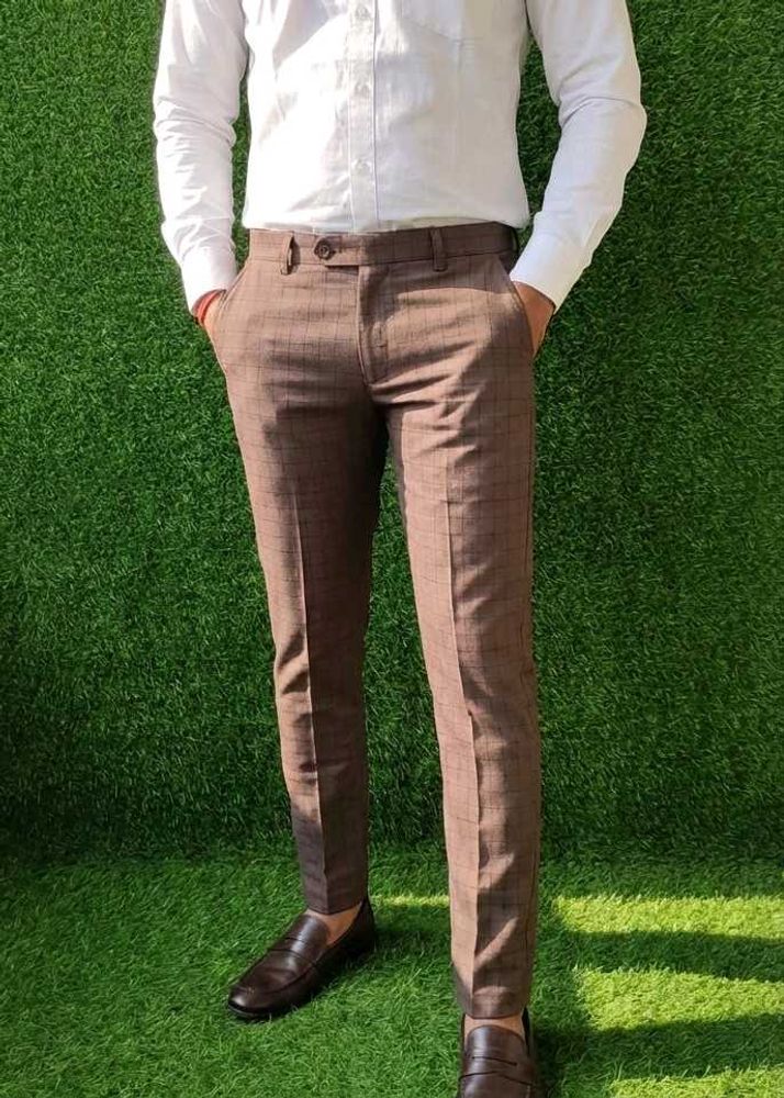 Louis Vuitton Checkered Trousers